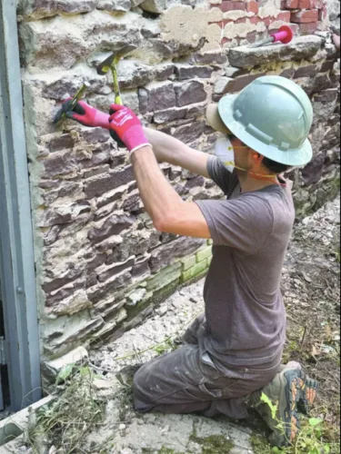Historic lighthouse gets foundation stabilization